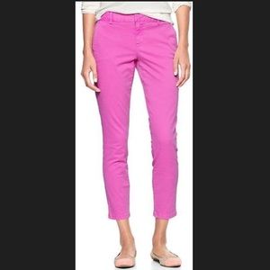 Pink Skinny Mini Khakis by GAP